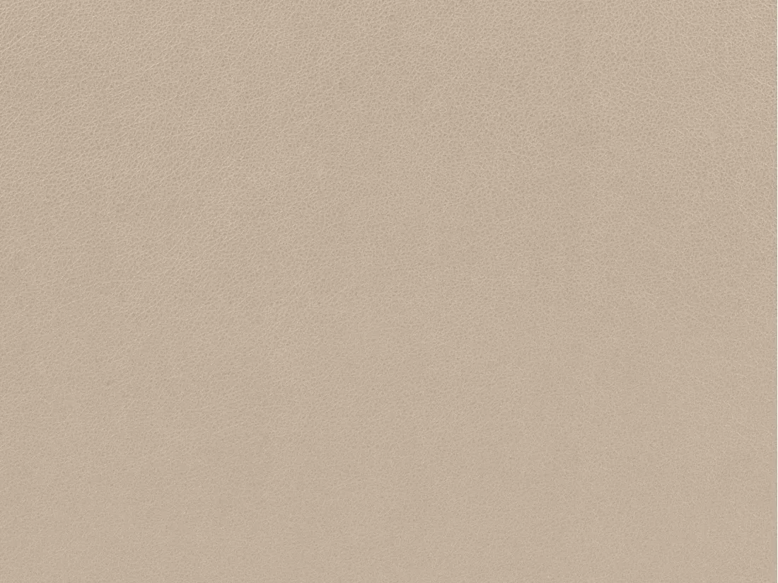 Canapé d'angle cuir MISHIMA - Taupe - Angle droit