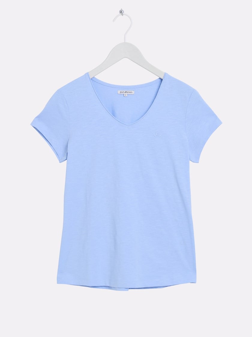 Agnais t-skjorte Chambray Blue