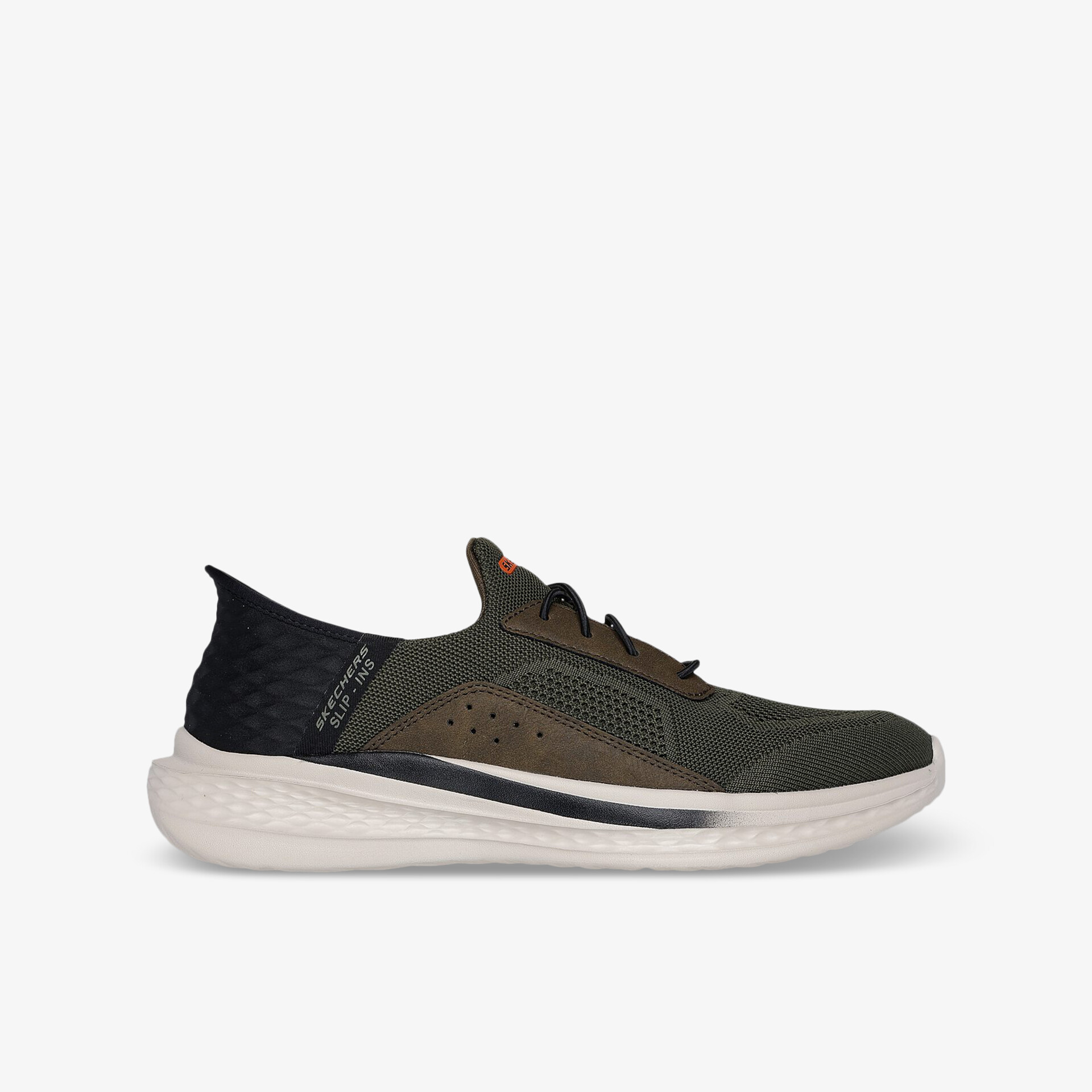 SKECHERS Herren Slip On Schuhe olive - Jetzt bei reno.de kaufen