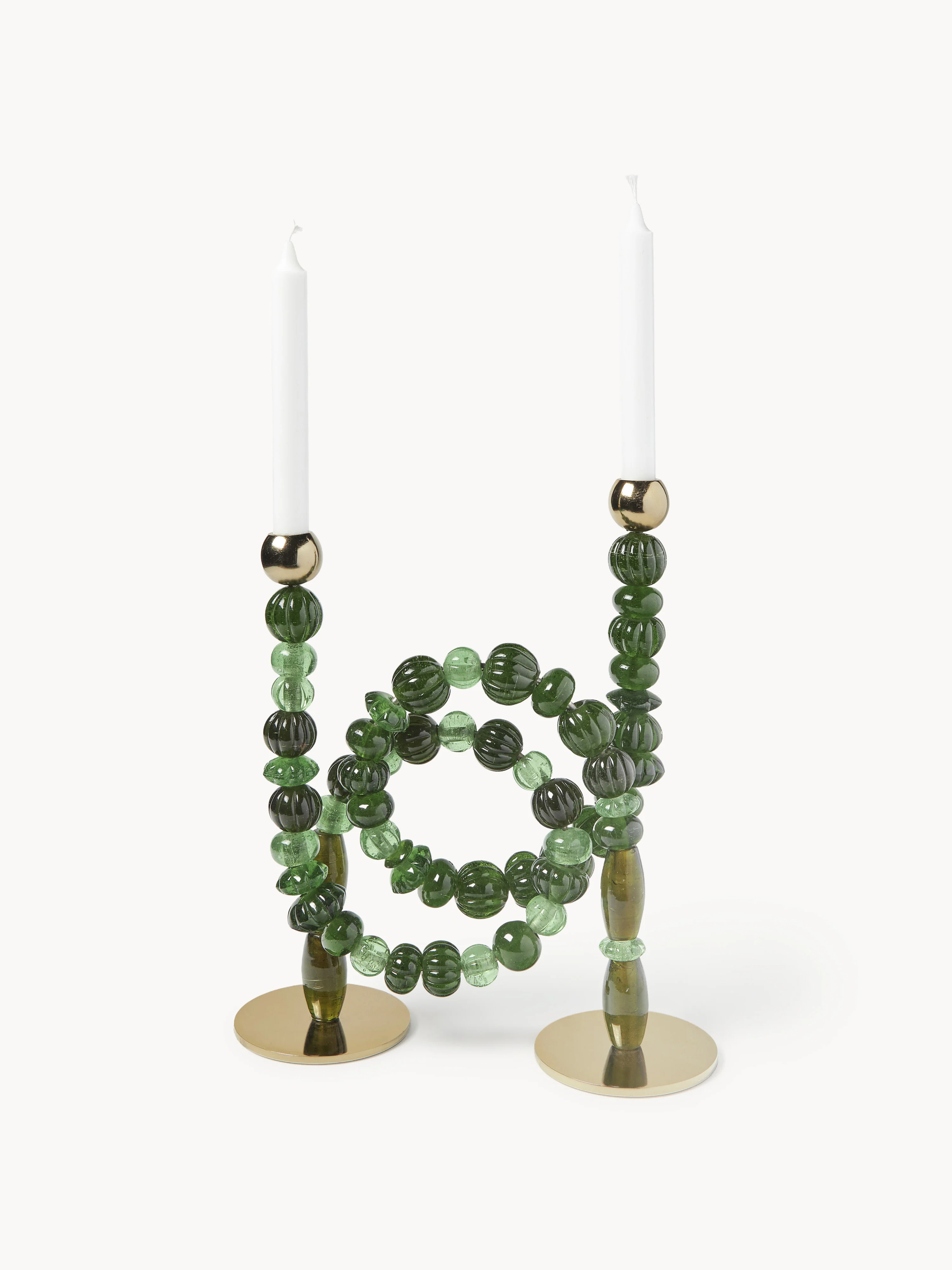 Handgemaakte kaarshouder Beads