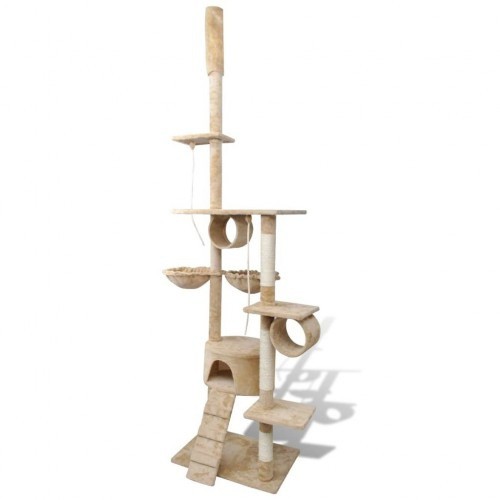 Arranhador XL para gatos com postes, bege