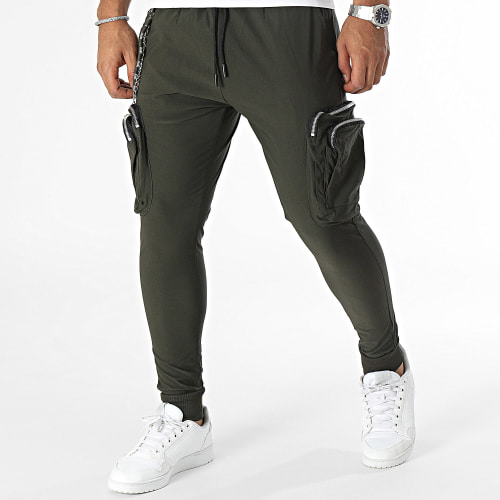 Pantalon Cargo Vert Kaki
