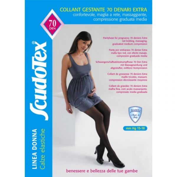 Scudotex Collant 70 Den Grávida 5/XL Nature