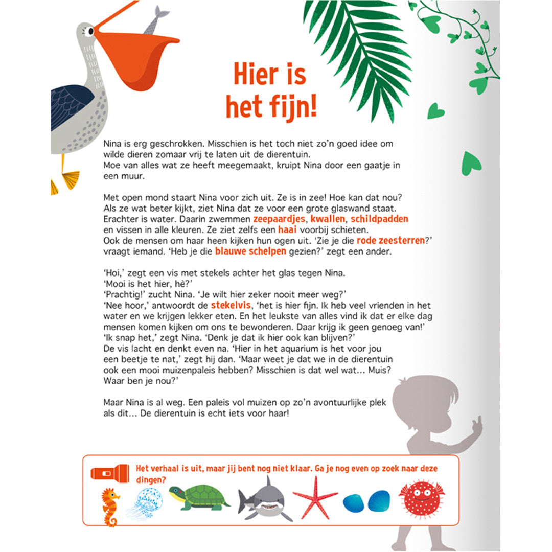 Lantaarn publishers speuren in de dierentuin