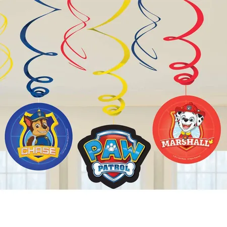 amscan 6 Rotorspiralen Paw Patrol