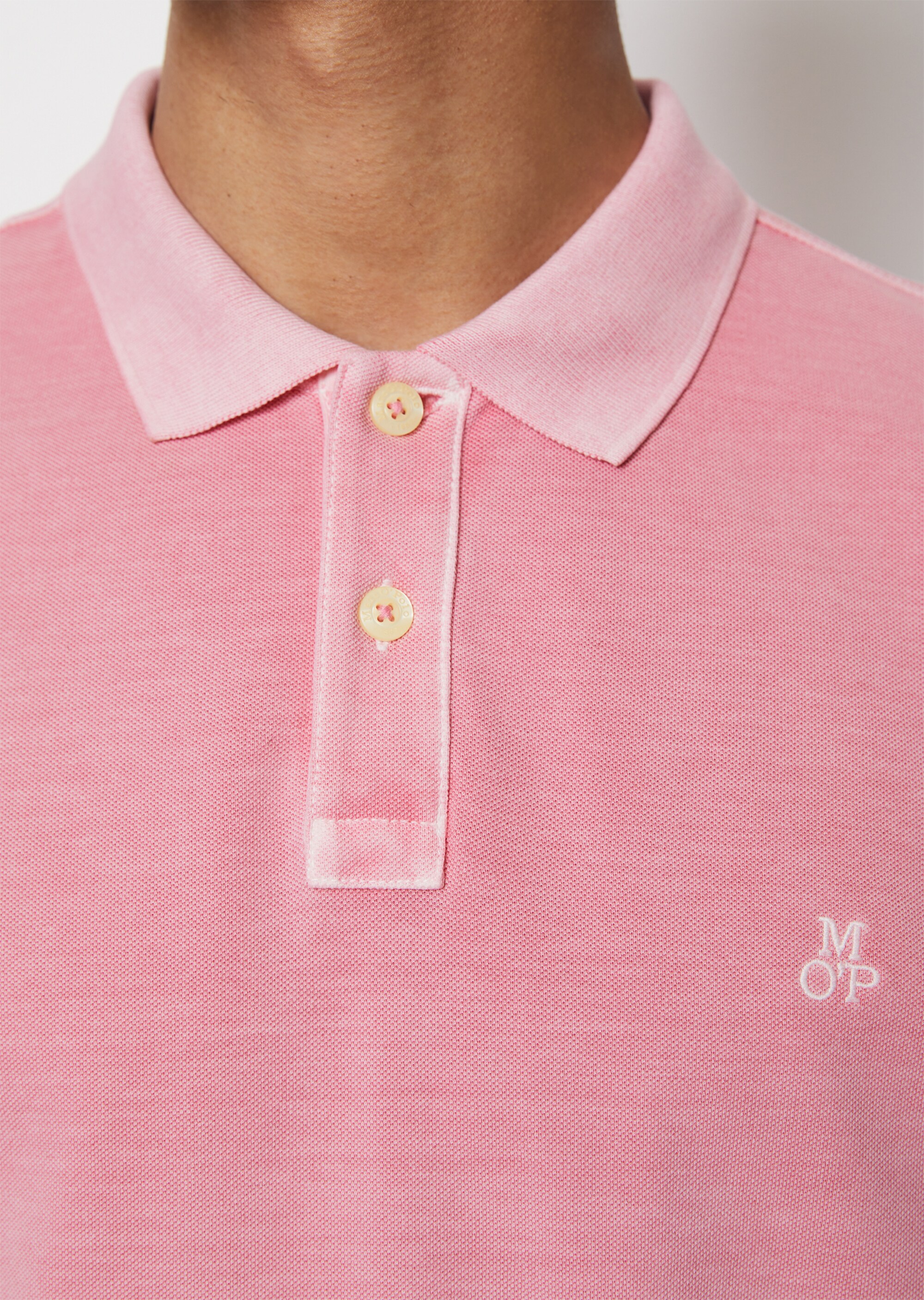 Kurzarm-Poloshirt Piqué regular aus Bio-Baumwolle