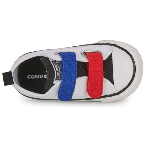 Converse - INFANT CONVERSE CHUCK TAYLOR ALL STAR 2V EASY-ON SUMMER TWILL LO - Blanc / Bleu / Rouge