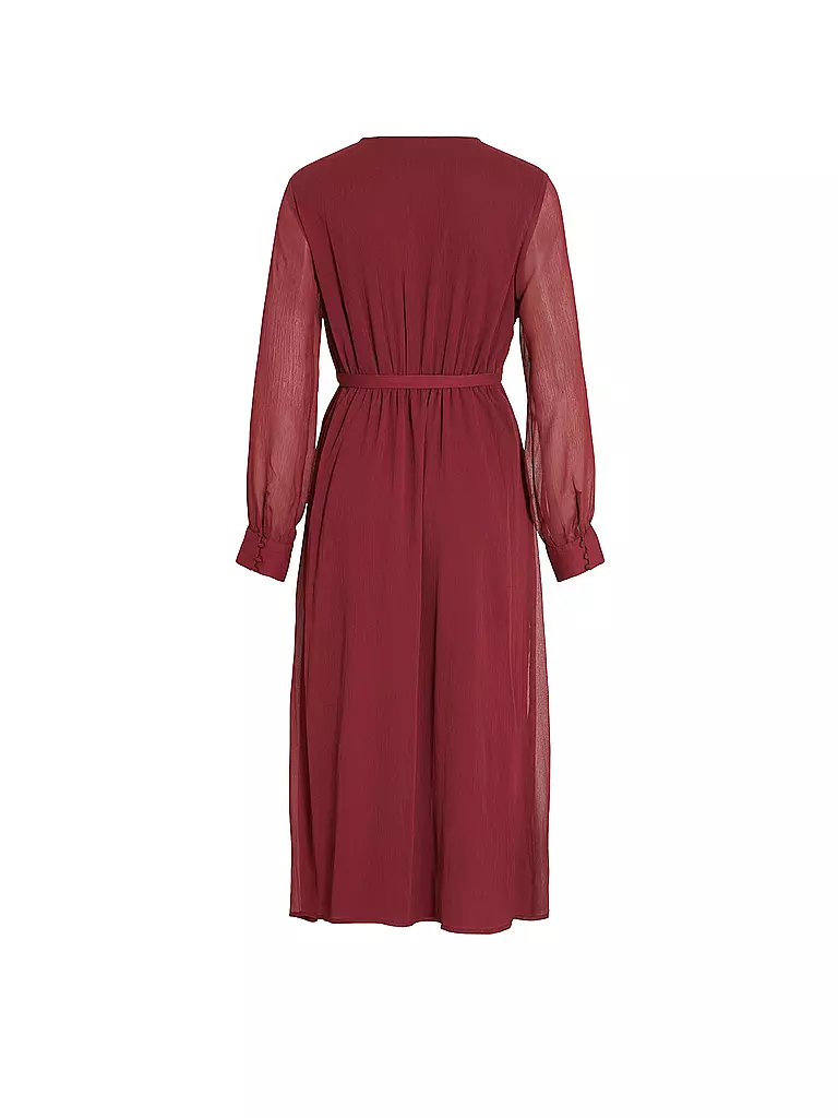 VILA Cocktailkleid VIFALIA  dunkelrot