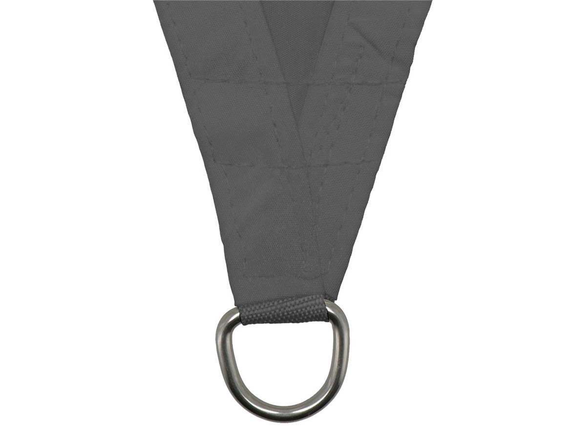 Livn Como vierkant polyester 5 x 5 meter schaduwdoek - Grey