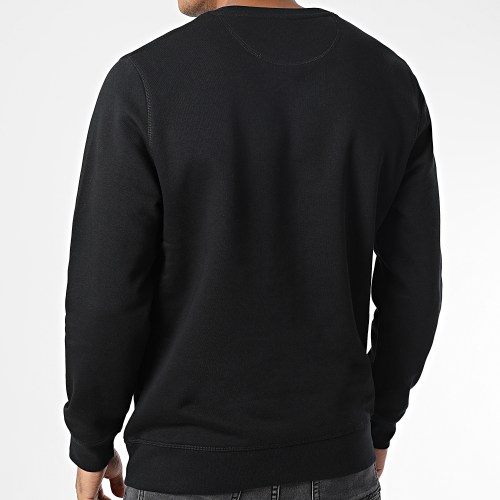 Sweat Crewneck Big Front Logo Noir Blanc