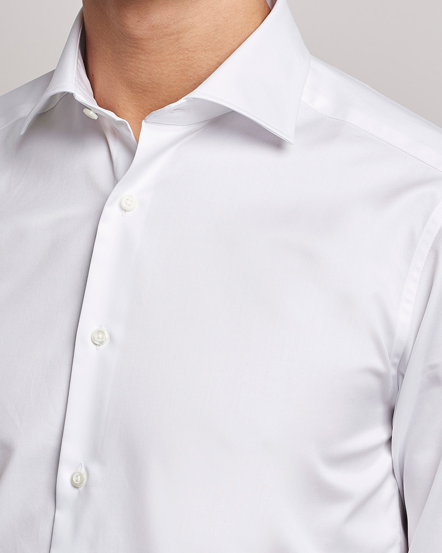 Stenströms Superslim Plain Shirt White