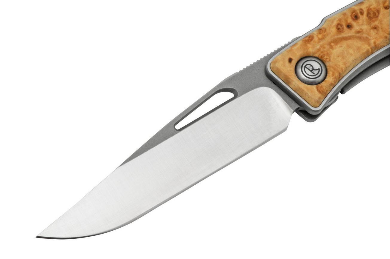 Chris Reeve Mnandi Box Elder Burl Inlay MNA-1008 herenmes