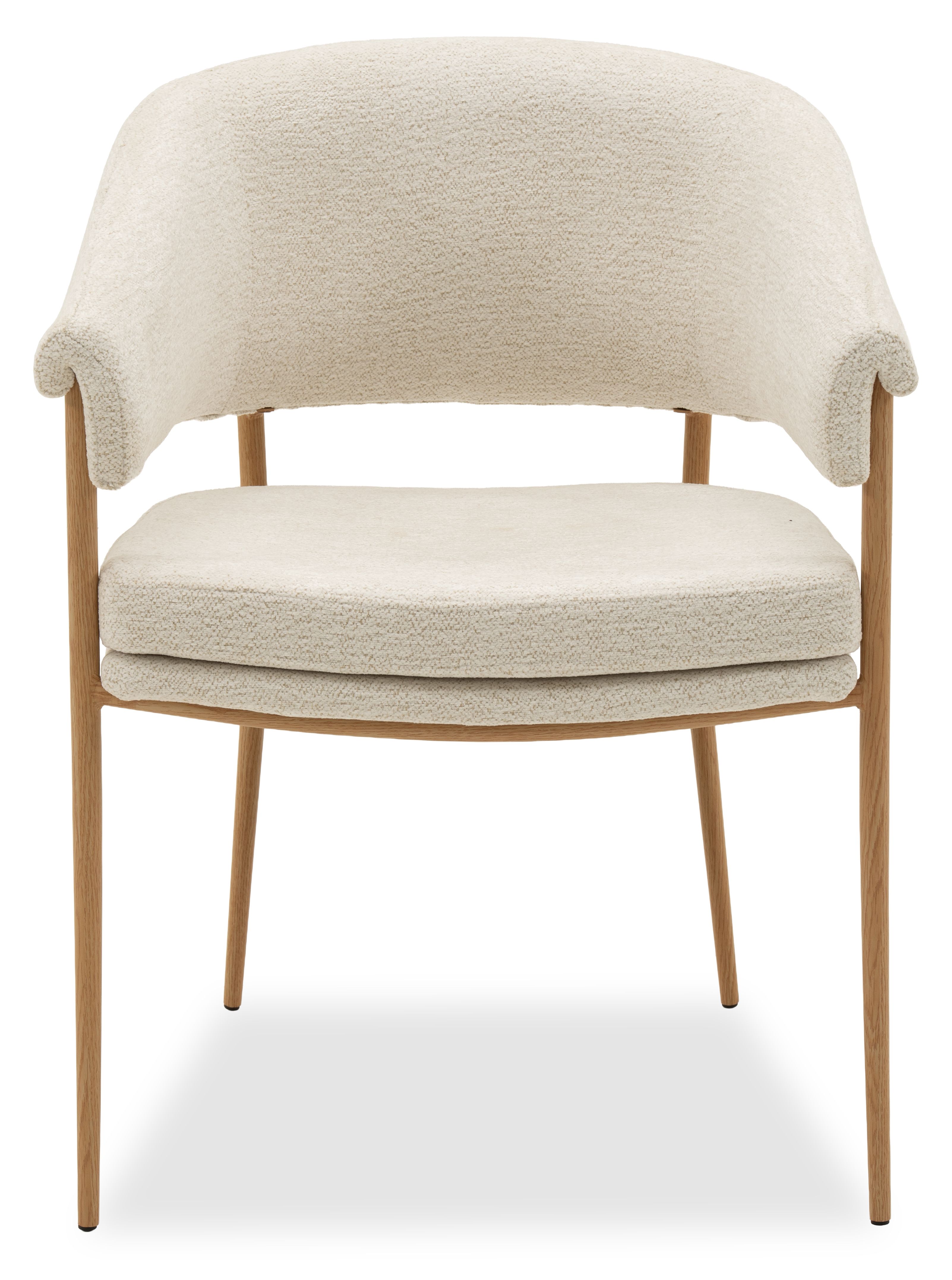 Eetkamerstoel Raven 22 - Natural Janine B59 x D54 x H83 cm