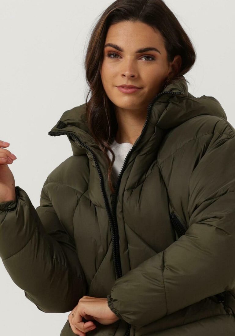 CANADIAN olijf canadian gewatteerde jas eugenie short recycled