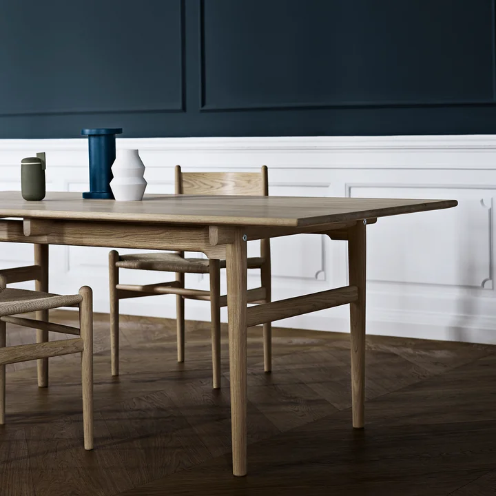 Carl Hansen - CH36 Chair, Eiche geseift / Naturgeflecht