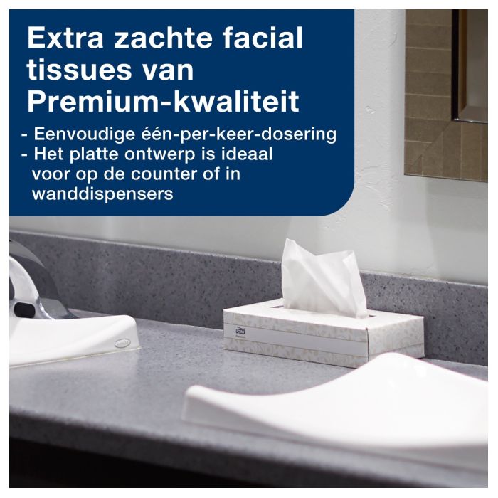 Tork 140280 Facial Tissue Premium 3000st F1 Extra Soft 30x100 vellen stuks (140280)
