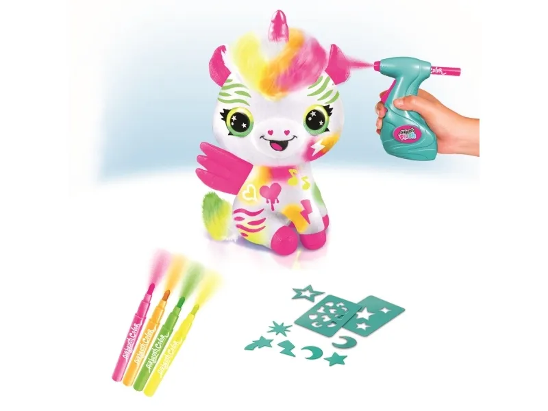 Airbrush Plush Neon Enhjørning
