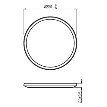 Philips plafonnière superslim wit