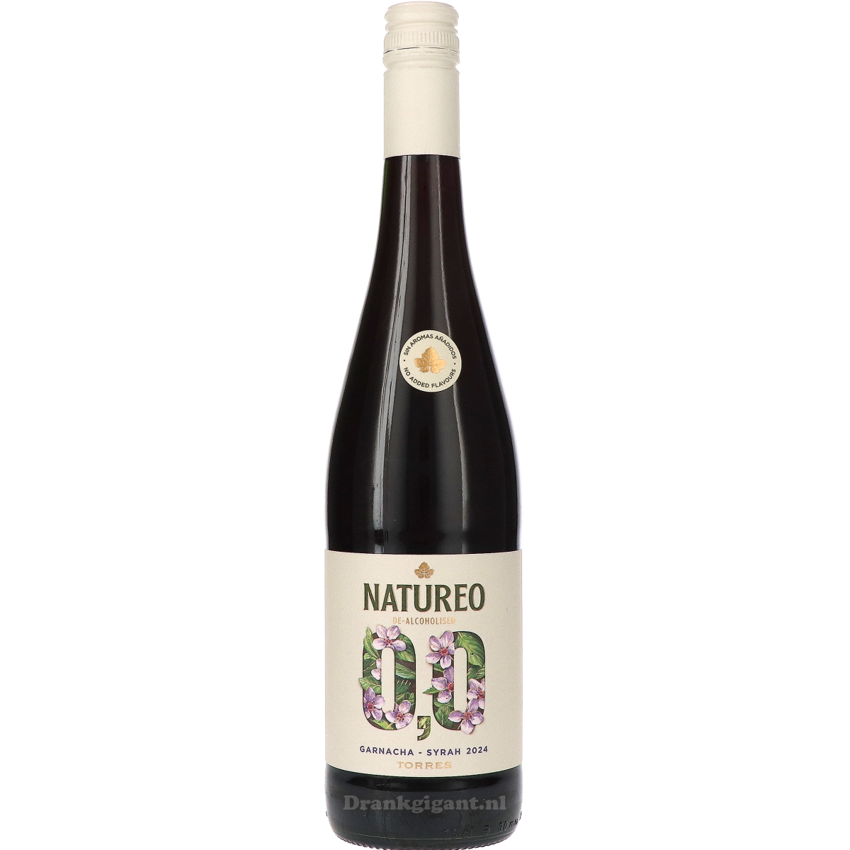 Torres Natureo Red Garnacha Syrah Alcoholvrij 75 cl