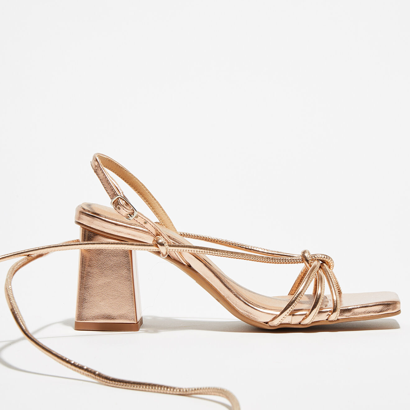 Apologie Sandales en Cuir Mia rose doré - Talon 8,7 cm