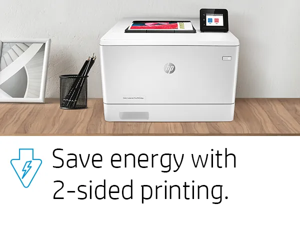 HP Color LaserJet Pro M454dw - Printer - farve - Duplex - laser - A4/Legal - 38.400 x 600 dpi - op til 27 spm (mono) / op til 27 spm (farve) - kapacitet: 300 ark - USB 2.0, Gigabit LAN, Wi-Fi(n), USB vært
