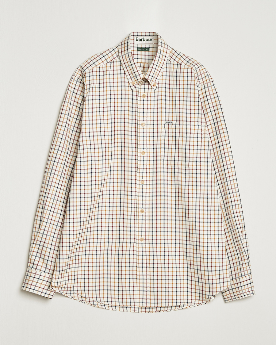 Barbour Lifestyle Sporting Tattersall Comfort Fit Shirt Copper