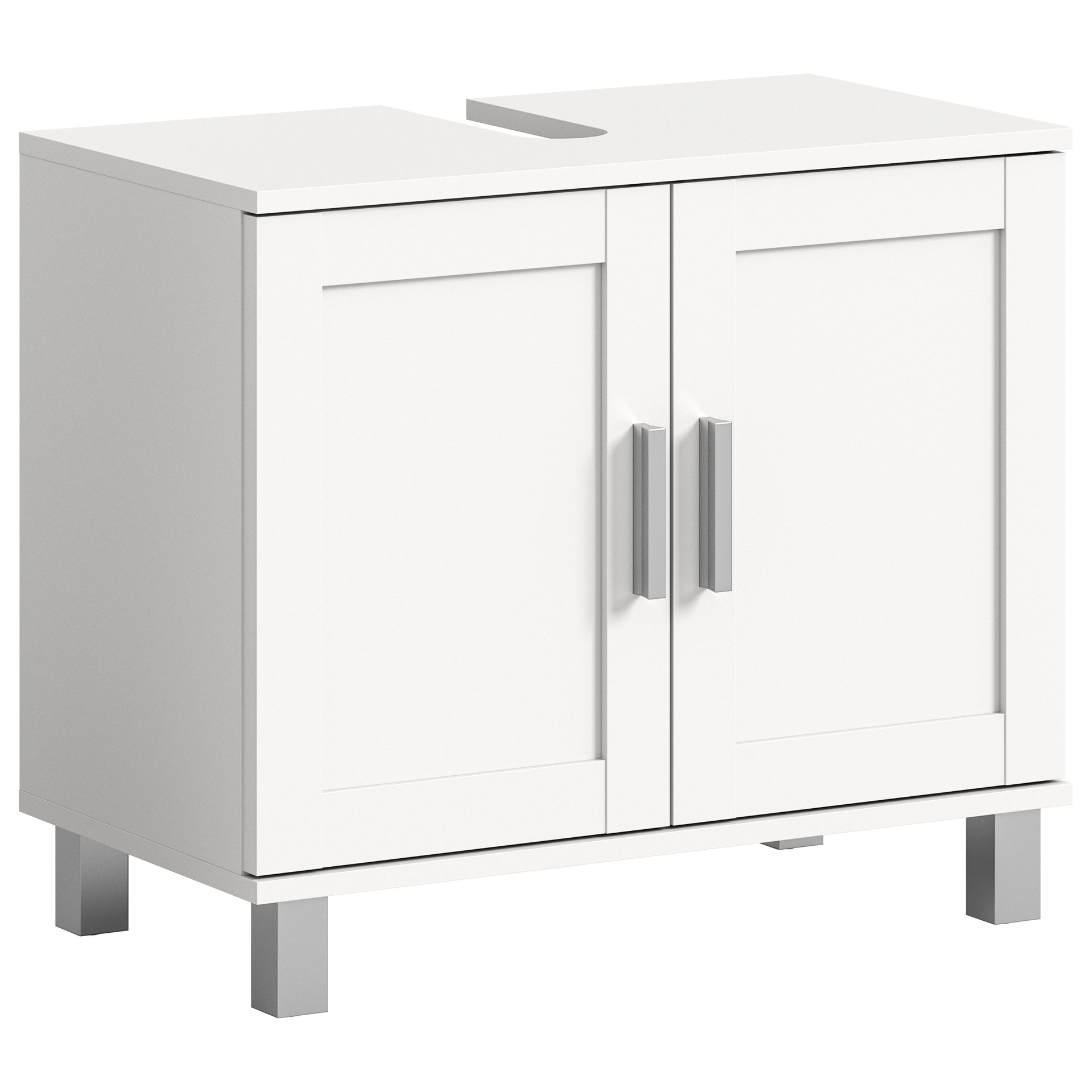 Waschbeckenunterschrank Mood weiß B/H/T 65x56x35 cm