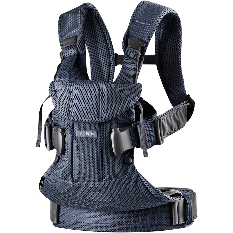 BABYBJÖRN Babytrage One Air Mesh Marine-blau