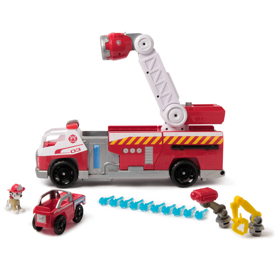 PAW Patrol Brandweerredding Marshall's Brandweerwagen met figuur