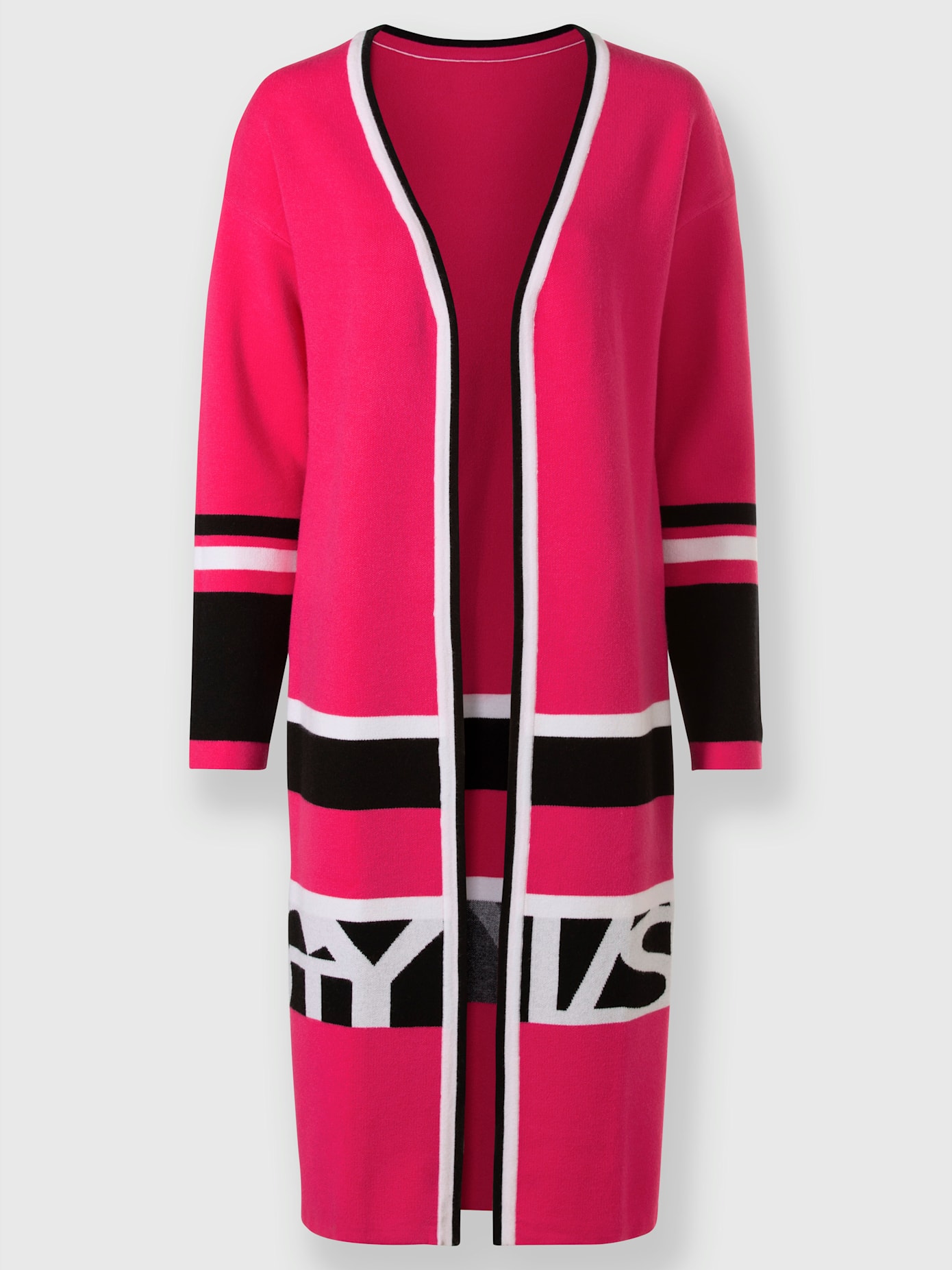 Manteau en tricot tendance : pas de fermeture