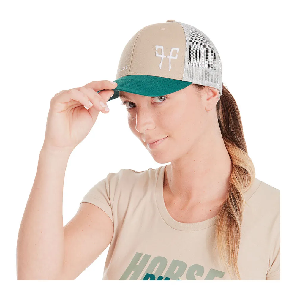 Horse Pilot TRUCKER - Casquette green morocco