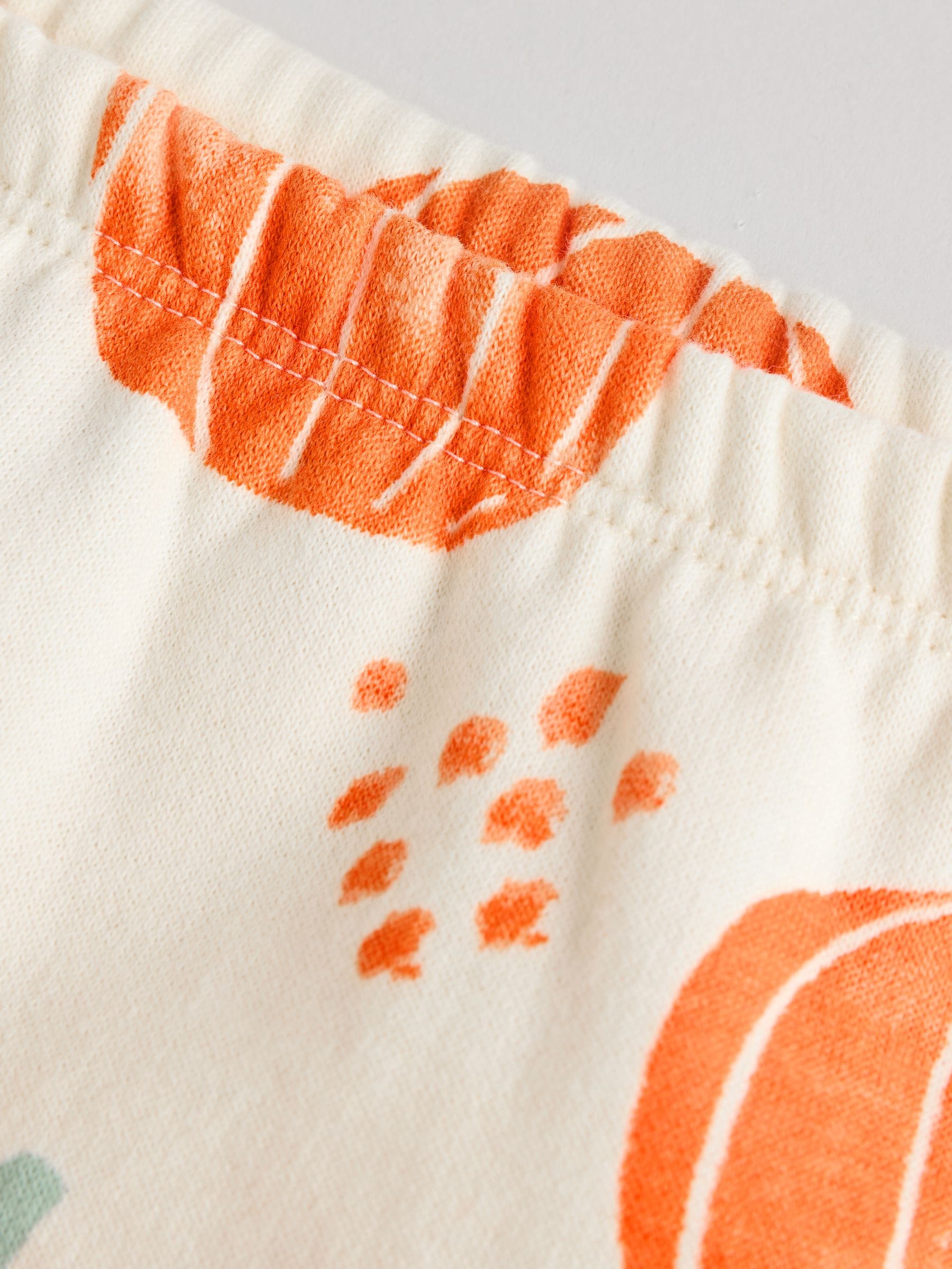Pompoenprint - Baby Halloween-set van sweater en joggingbroek (0mnd-3jr)