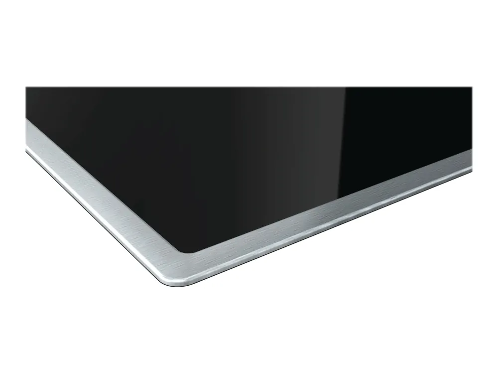 Siemens iQ300 ET845HH17 - Keramisk kogeplade - 4 plader - Niche - bredde: 78 cm - dybde: 50 cm - med rustfrit stål-pynt - sort/rustfrit stål