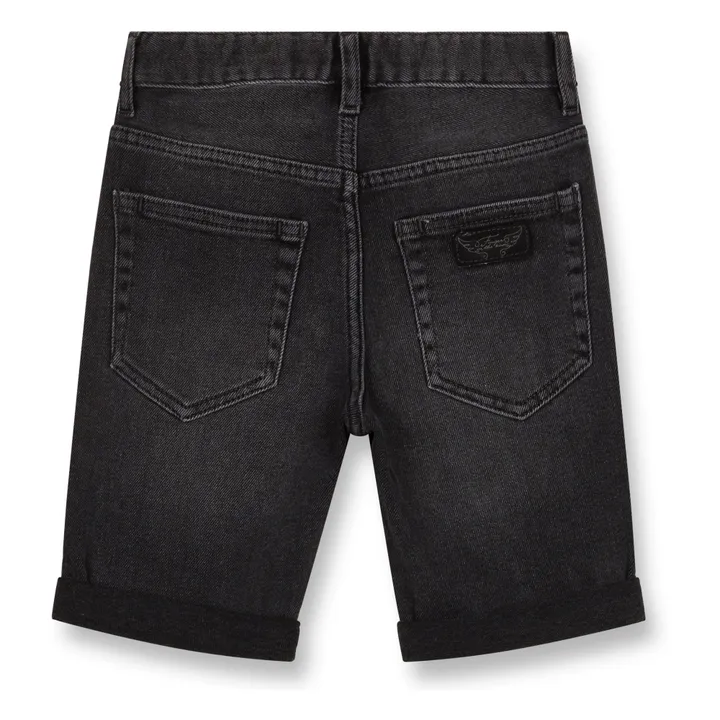 Finger in the nose Short Edmond Uni | Denim gris