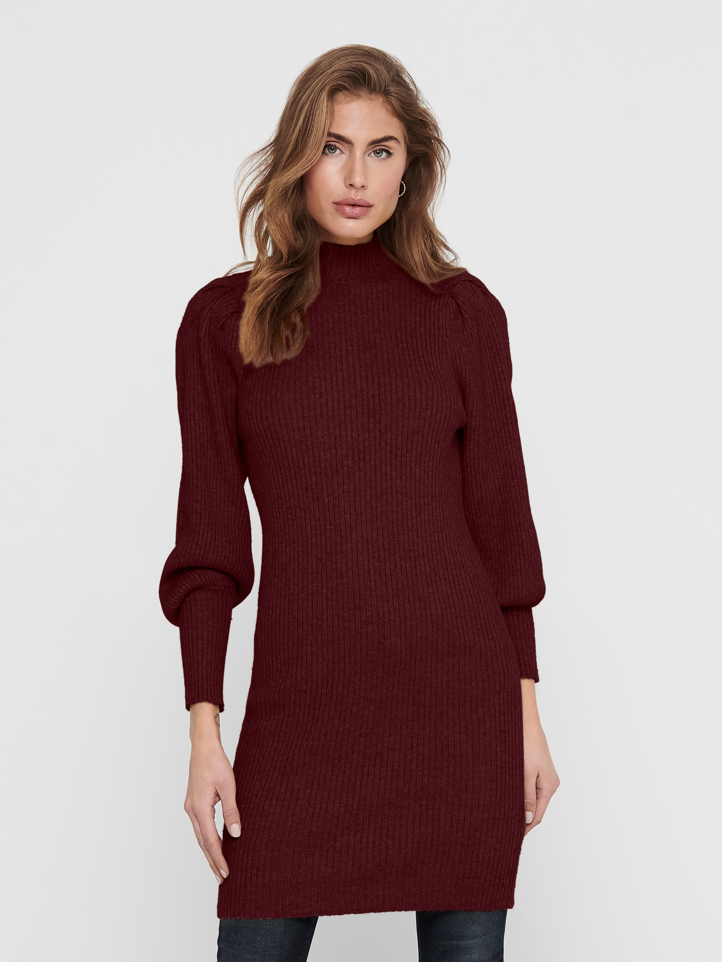 ONLY Strickkleid »ONLKATIA L/S DRESS KNT NOOS«