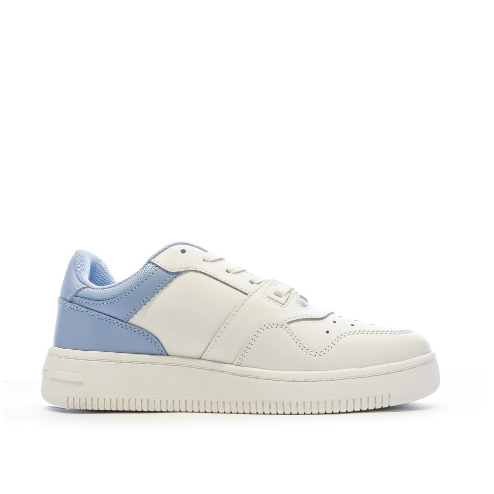 Tommy Hilfiger Baskets Blanches/Bleu Femme Tommy Hilfiger EN0EN02505