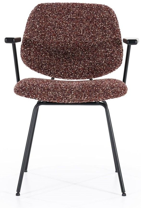 Eetkamerstoel Rood 95987 Jon B62 x D57.5 x H82 cm