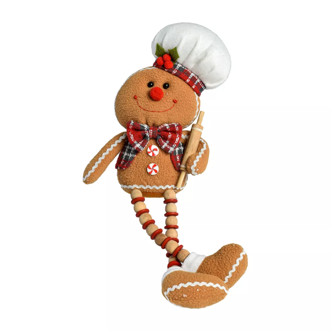 Bonhomme pain d'épices (H25 cm) Gino les jambes souples