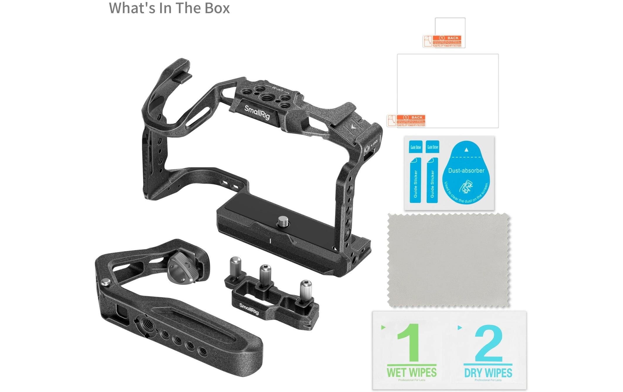 Cage Kit «Black Mamba» für Canon EOS R5 Mark II<br>Kamerakäfig mit Obergriff für Canon EOS R5 Mark II