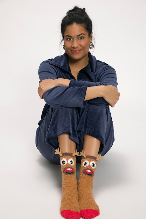 Socken, Elch, Kuschelsocken