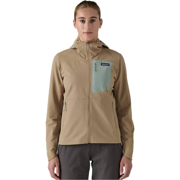 Veste polaire randonnée PATAGONIA W'S R1 CROSSSTRATA HOODY SEABIRD GREY