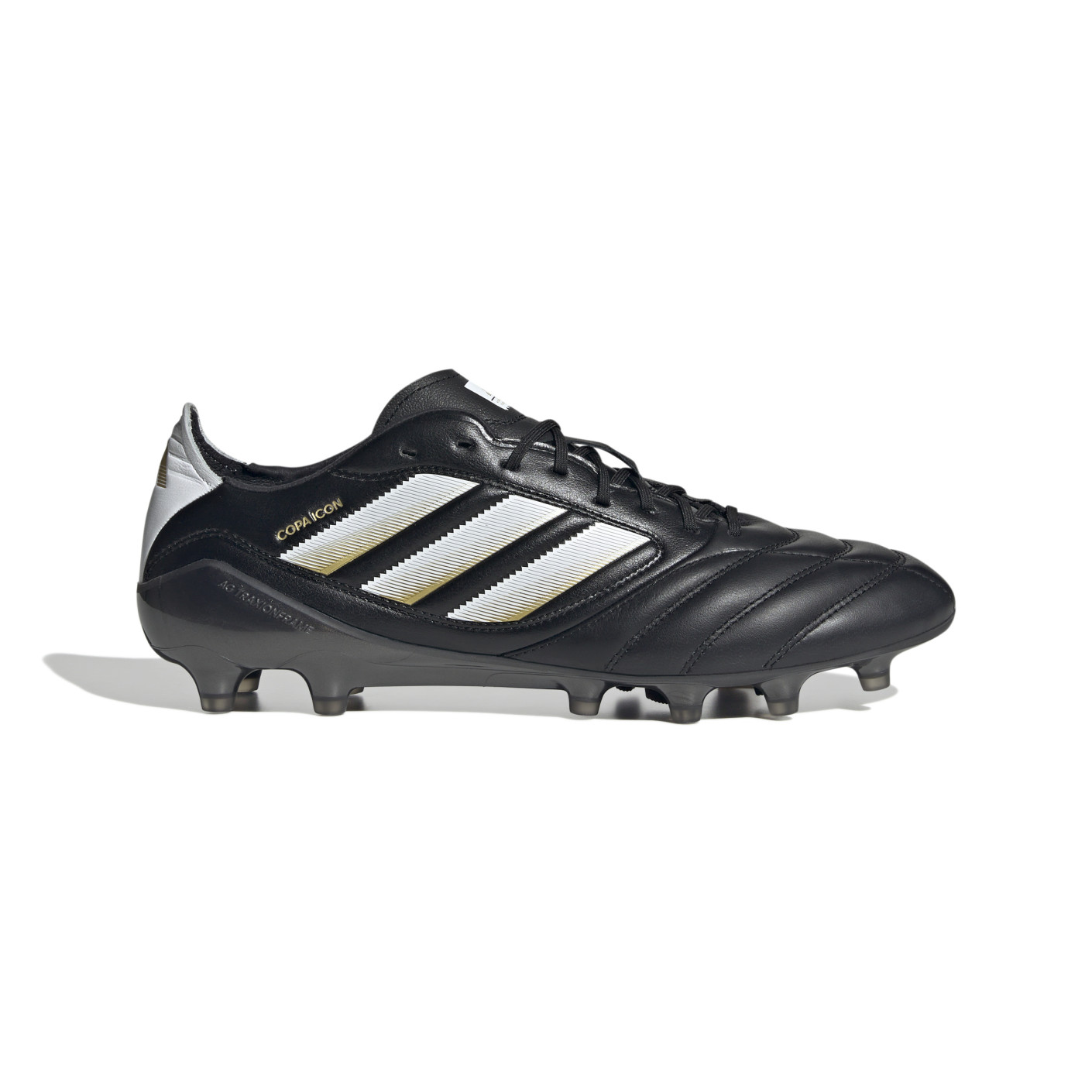 Adidas Copa Icon 2 Gras / Kunstgras Voetbalschoenen (MG) Zwart Wit Goud