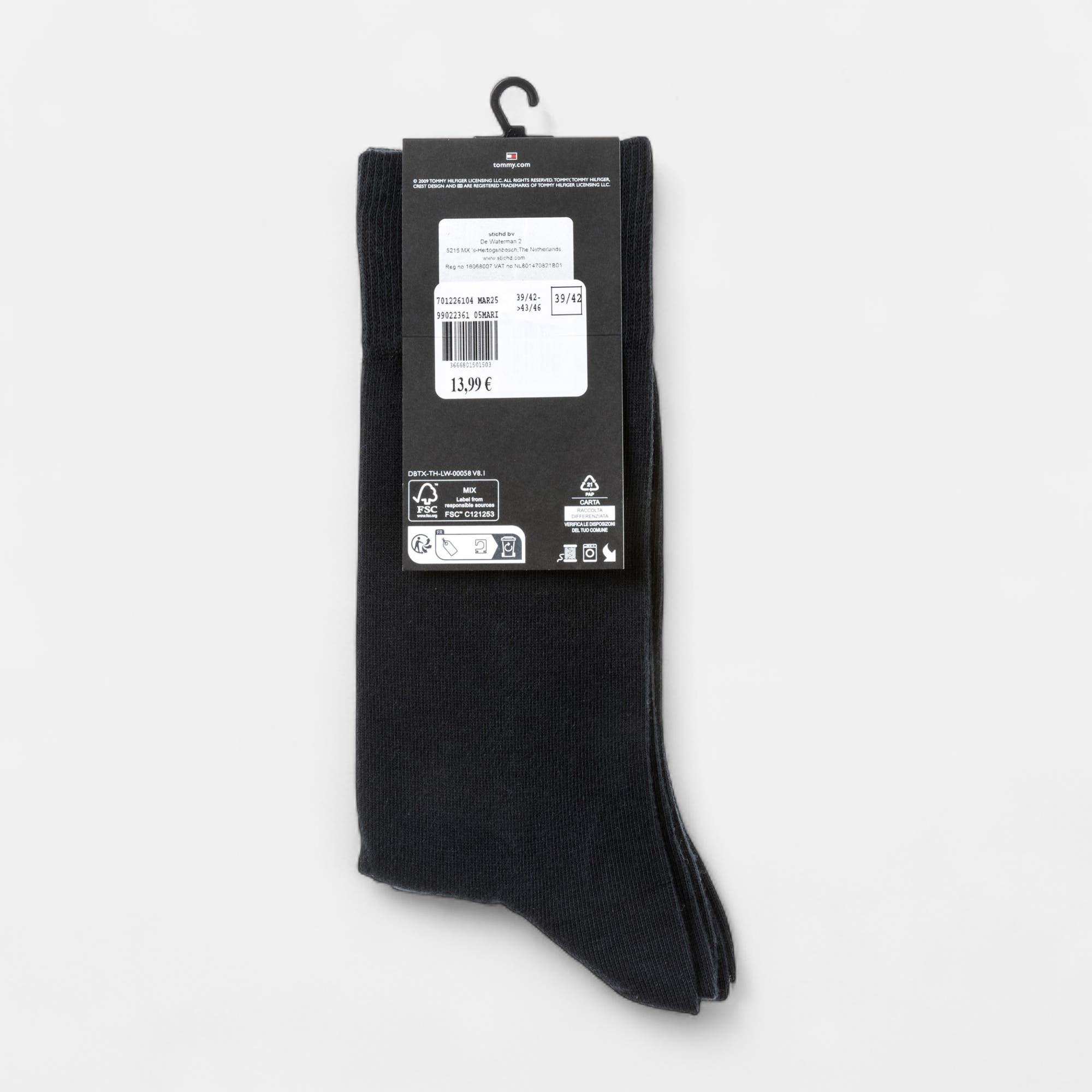 Chaussettes Homme bleu marine
