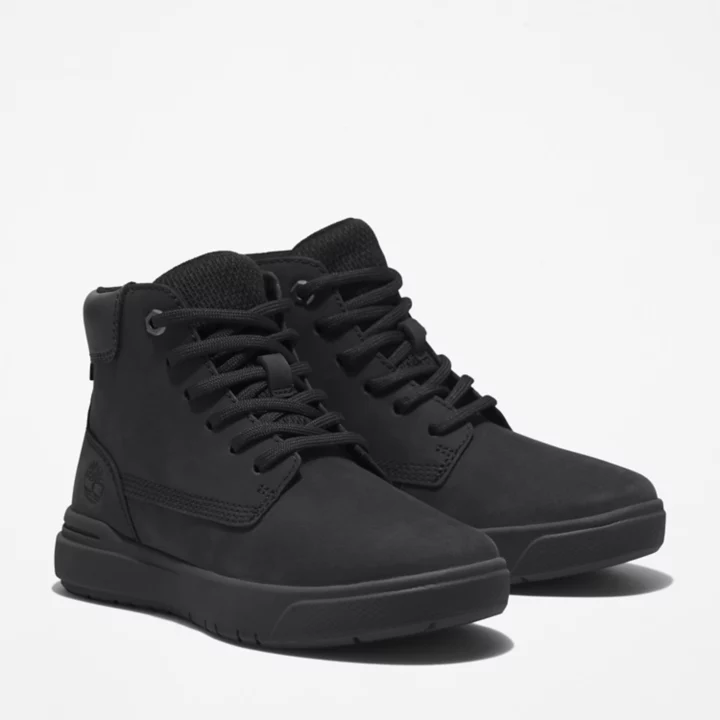 6-inch Boot zippée sur le côté Seneca Bay pour enfant en noir