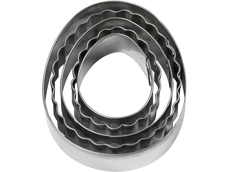 Creativ Company Guetzli-Ausstecher Cookie Cutter 5 Stück Traditionelle Ausstechförmchen