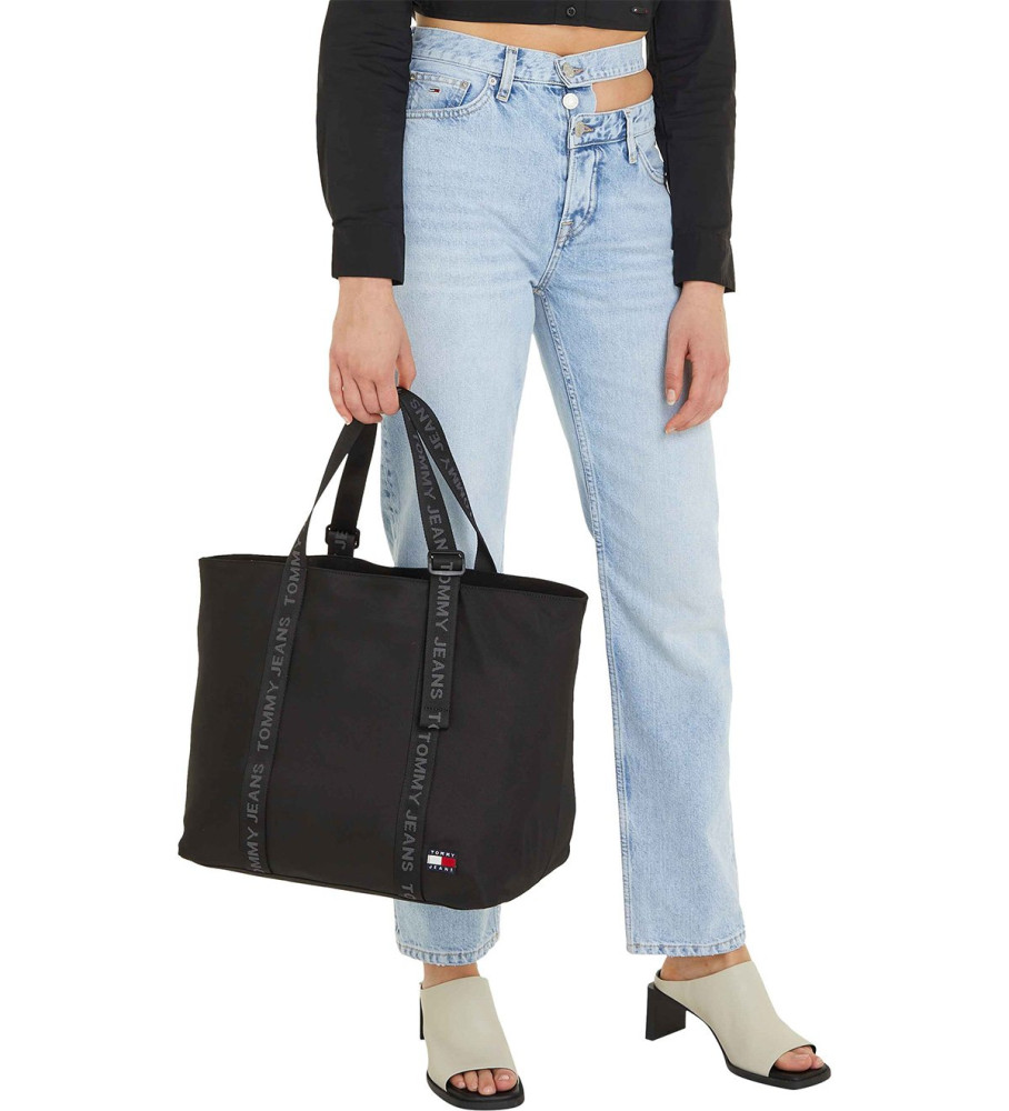 Bolsa Tote Essencial para Uso Diário da Tommy Jeans, Preta