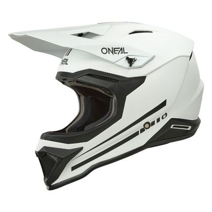 Casque cross O'Neal 1SRS - SOLID 2025 - Blanc