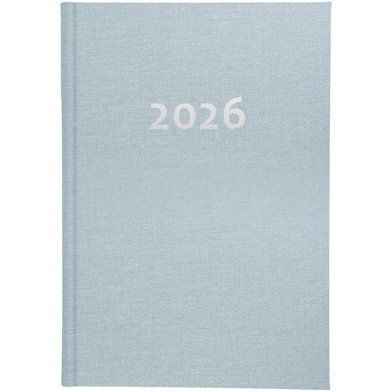 Biella Agenda 2026 Executive, A5, 1 Tag / Seite, hellblau