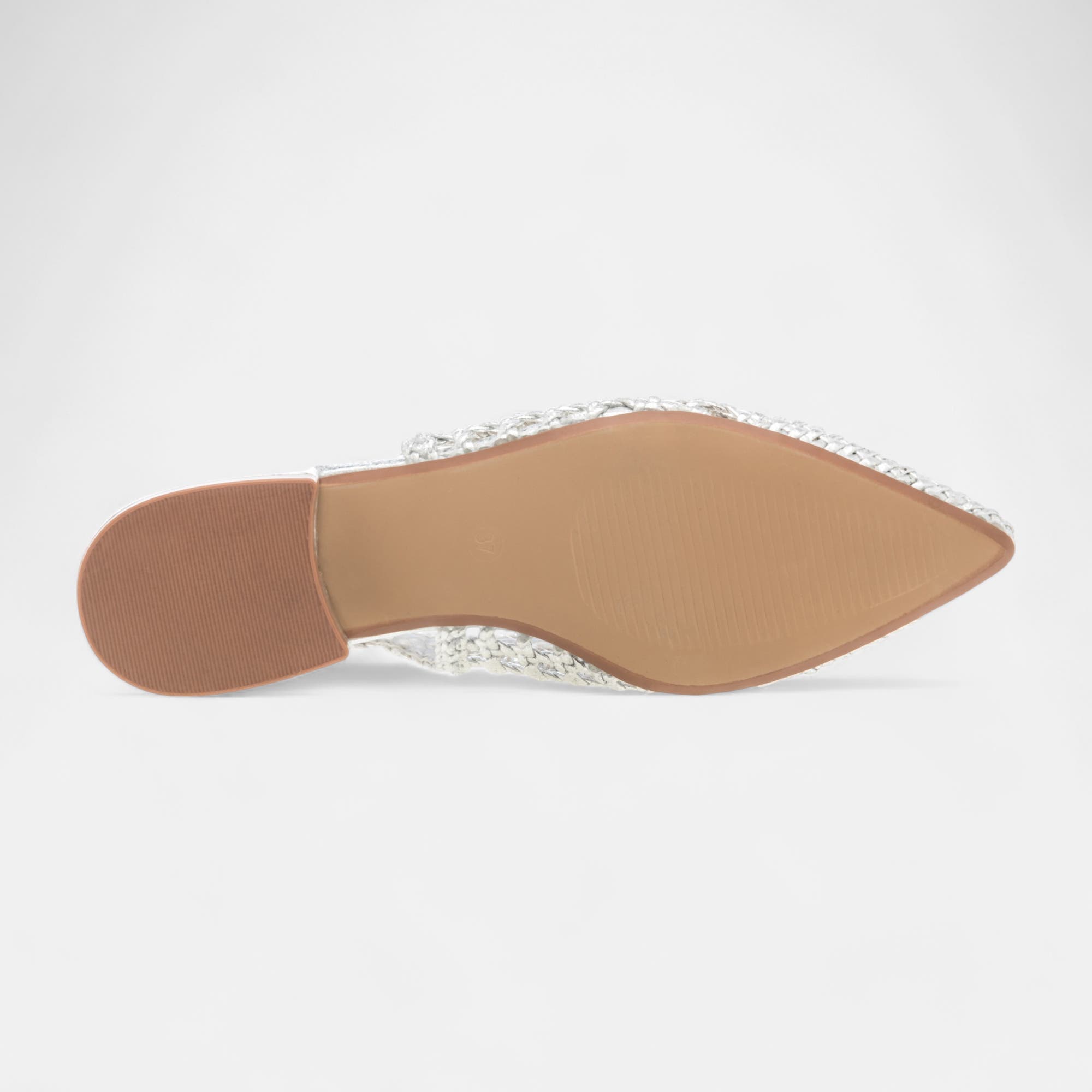 Mules Femme argent
