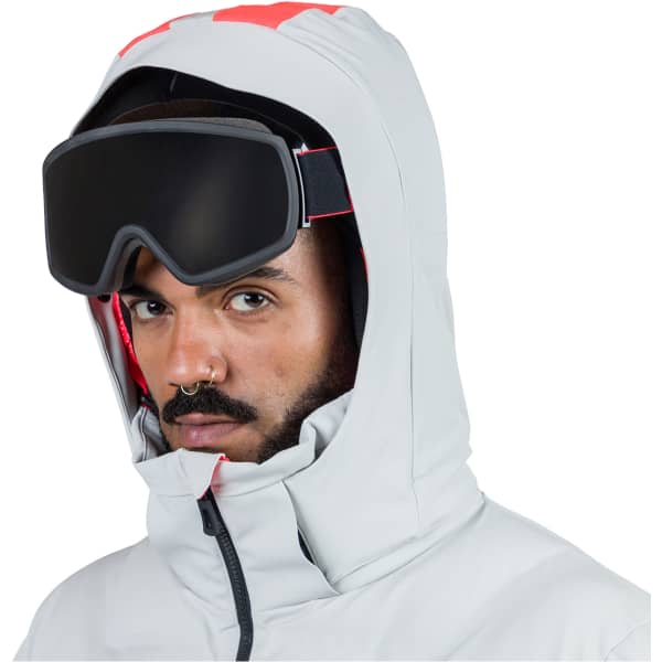 Veste de ski ROSSIGNOL HERO BLACKSIDE PUFFY JKT SOFT GREY